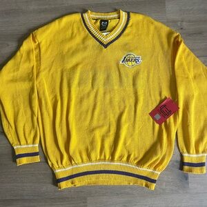 NWT Los Angeles Lakers pullover sweater size large